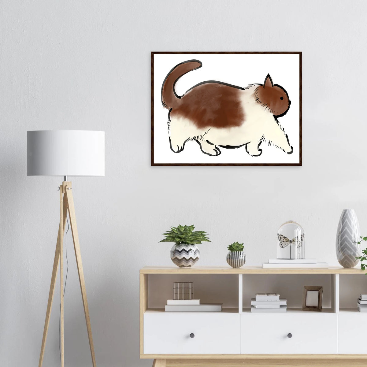 Walking Cat Wall Art – PineappleYoo's Shop